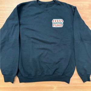 Barstool Sports Barstool Fund Black Crewneck Sweatshirt